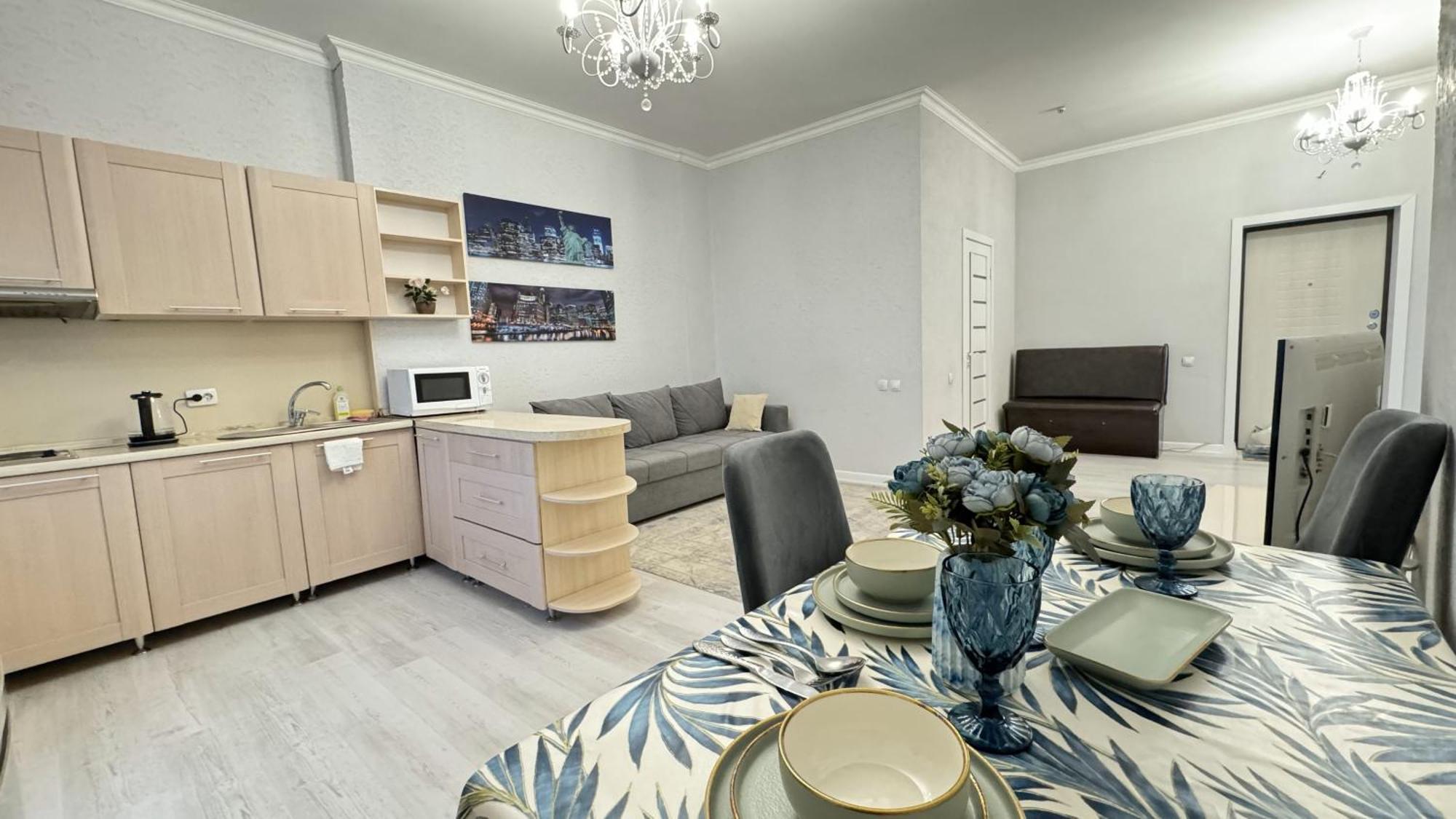 Apartment жк дипломат двух комнатная кухня-студия *